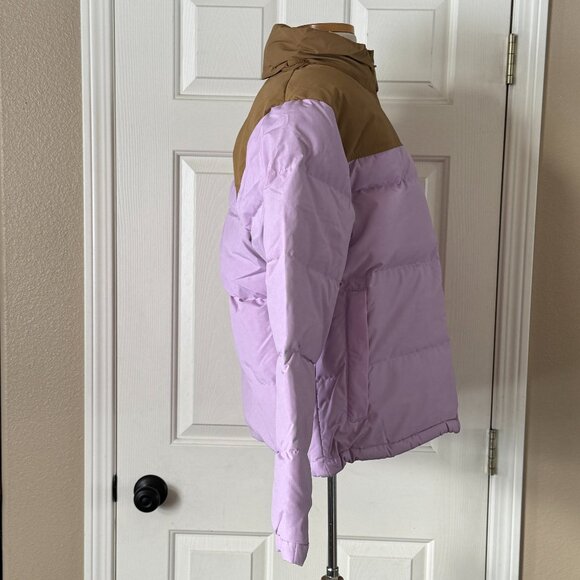 Womens The North Face 92 Low-Fi Hi-Tek Nuptse Down Puffer Jacket Lupine Purple - Picture 4 of 8